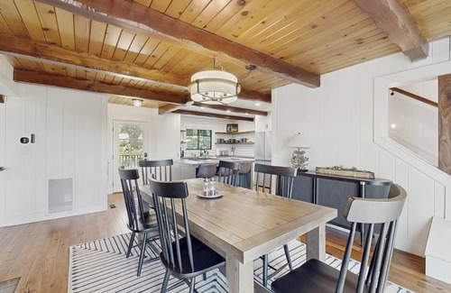 Lake Arrowhead House | Updated Lake View Home w/Fireplace, Gas Grill, & AC - Close to Lake - Dogs ok
