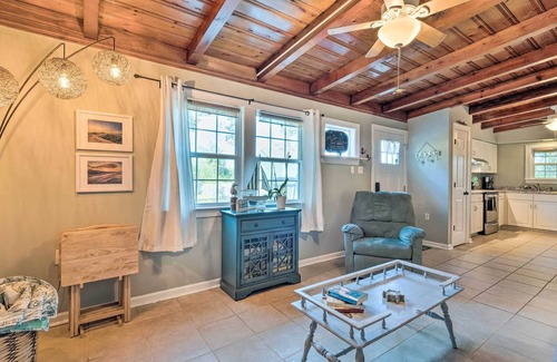 Long Beach House | Updated Oak Island Getaway Near Fishing Dock!