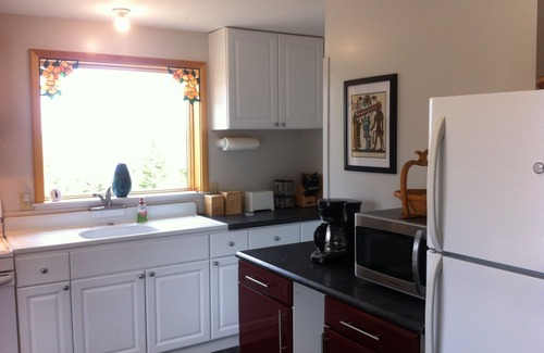 Eastport Apartment | Updated, Quiet Location, deck, trees, one bedroom plus futon, Walk To Downtown.