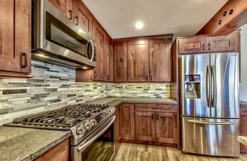 South Lake Tahoe House | Updated Rustic Retreat Steps to Beach with Lake and Mountain Views, 4BR + Loft