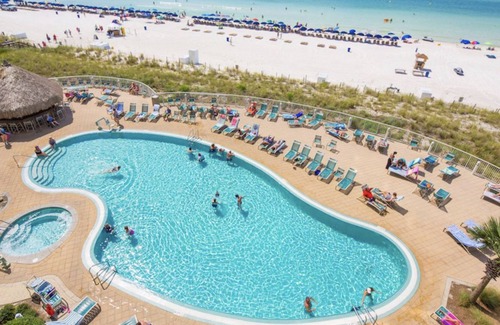 Panama City Beach Condo | UPGRADED/MODERN Oceanfront Emerald Beach condo - Bar/Gym/Starbucks on site!