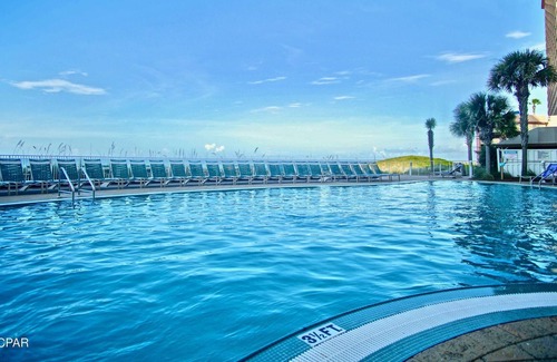 Panama City Beach Condo | UPGRADED/MODERN Oceanfront Emerald Beach condo - Bar/Gym/Starbucks on site!