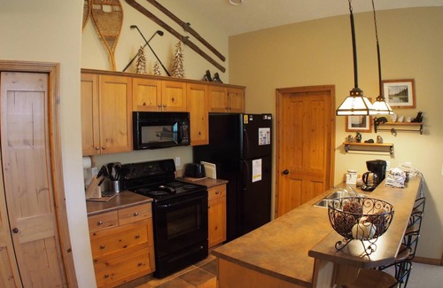Sun Peaks Condo | Upper level 2 bedroom condo with courtyard view and easy access to ski runs