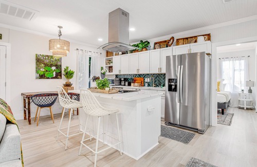 Folly Beach House | Upper Level of a Duplex with Two Decks, Lovely Interior & Free WiFi
