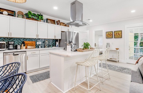Folly Beach House | Upper Level of a Duplex with Two Decks, Lovely Interior & Free WiFi