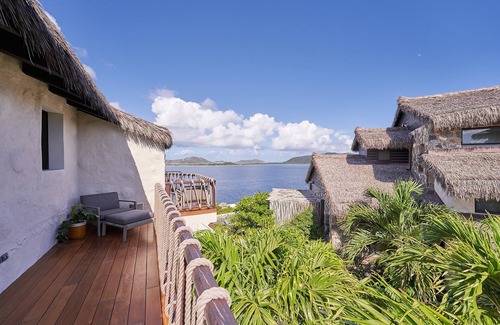 East End Apartment | Upper‑Level Suite with Loft & Private Deck in BVI