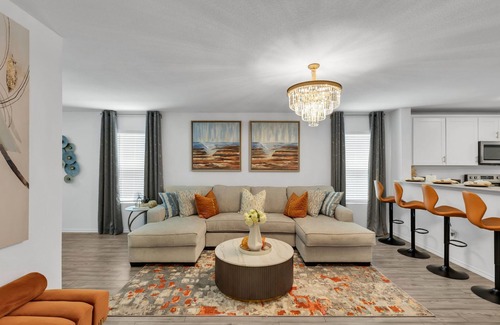 Princeton House | Upscale 4BR Retreat w/office, luxe finishes