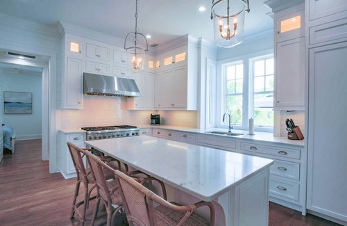 Isle of Palms House | Upscale, Custom Home 3 Doors From Beach w/Private Pool, Hot Tub & Screened Porch, Bunk Room & Den