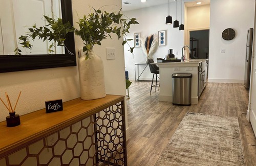 Midland Apartment | Upscale MODERN 1BD 1BATH w/KING size bed, sofa couch, full kitchen &AMENITIES!