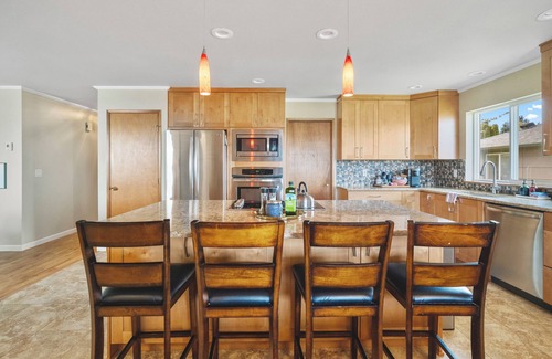 Port Angeles House | Uptown Orcas with Fire Pit and High End Decor