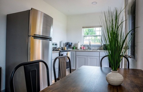Amarillo House | Urban Blue Duplex Downtown