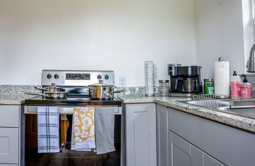 Amarillo House | Urban Blue Duplex Downtown