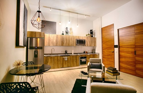 Emiliano Zapata Condo | Urban Studio @ Loft 268 in Old Town Vallarta | Rooftop Pool, Gym