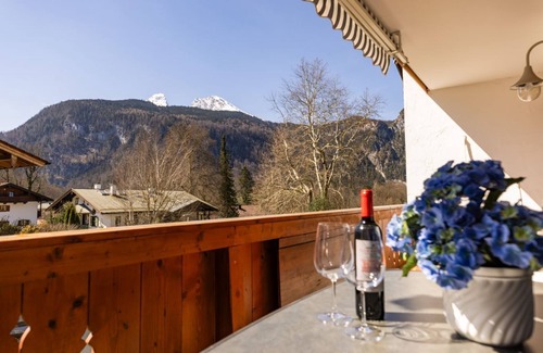 Konigssee Apartment | Vacation apartment Obersee, 1-4 persons, 97 sqm, 2 bedrooms, balcony with view