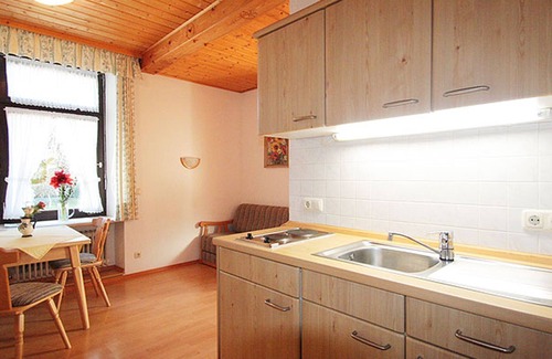 Bad Reichenhall Apartment | Vacation apartment type A south-facing, 38sqm, 1 bedroom, balcony with mountain view