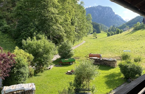 Bad Reichenhall Apartment | Vacation apartment with magnificent mountain panorama 30 sqm, balcony, 1 to 2 persons