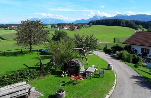 Waging am See Apartment | Vacation apartment Panoramablick, upper floor, 2 persons, 35 sqm