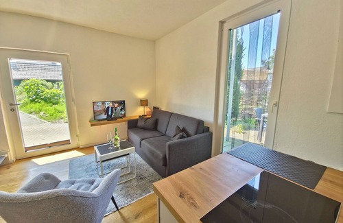 Neeberg House | Vacation apartment 1 - Hare and fox: Cozy with terrace, balcony & dogs welcome