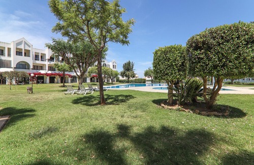 Santa Eulalia Apartment | Vacation Apartment "Apartamentos Ninho das Gaivotas 509" with Pool, Wi-Fi, A/C, Balcony & Garden; Parking Available