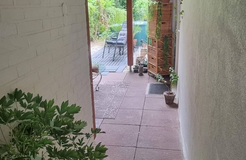 Bad Pyrmont Apartment | Vacation apartment Morgentau - Apartment with barbecue area, terrace and sun loungers