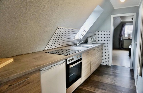 Dagebuell Apartment | Vacation apartment Deichblick with terrace and parking space in the center of Dagebüll