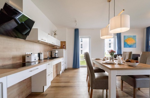 Schillig Apartment | Vacation apartment with its own sauna, wheelchair accessible - Second home on the North Sea
