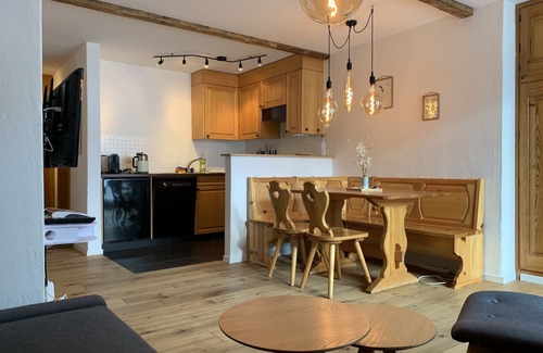 Bivio Apartment | Vacation apartment with panoramic views of the Swiss mountains