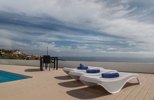 Estrela da Calheta House | Vacation Home "Atlantic Luxury Veranda" with Sea View, Private Pool & Wi-Fi