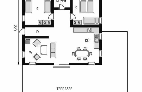 Hylte Municipality House | Vacation home Bexet (HAL053) in Torup - 5 persons, 2 bedrooms