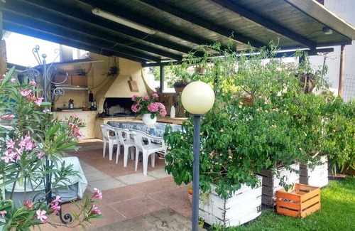 Girasole Apartment | Vacation House Arba 1 comfort garden sea area ARBATAX