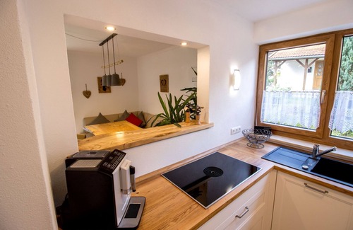 Bibelod Apartment | Vacation with mountain view and garden. Two bedrooms. Dogs welcome.