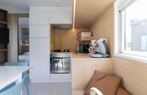 Jabbeke Ski Chalet | Vakantiepark Klein Strand - Luxe Chalet 6p