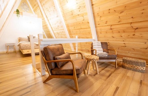Cosby House | Valhalla Cabins AFrames with hot tubs & sauna