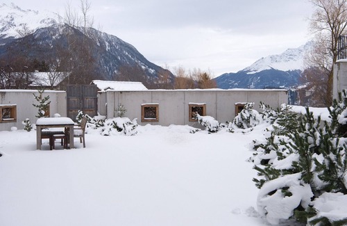 Grisons Apartment | Valmala holiday flat for 5 people and a family dog with fenced garden