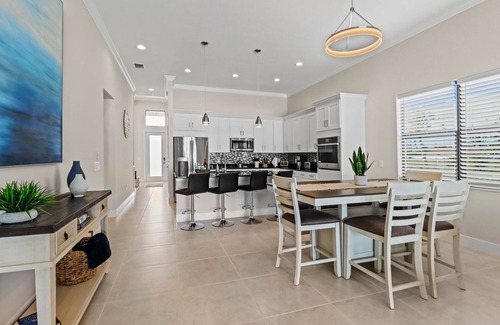Naples Park House | Vanderbilt Beach, New Home, heated saltwater pool and spa.