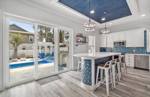 Frangista Beach House | Vast Cay Castle with Private Beach, Jetted Pool, and Game Room