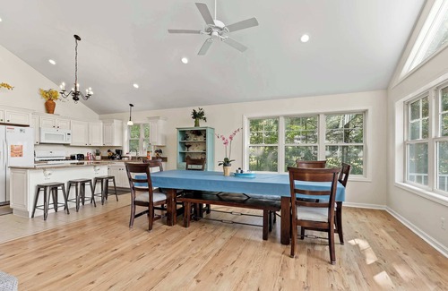 Kendall House | Vast Open Floor Home with Fire Pit on the Lake