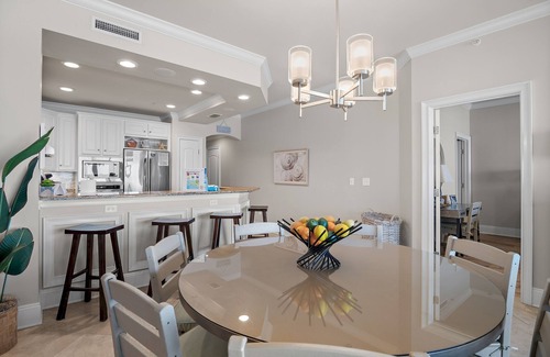 Crystal Beach Condo | VC 102, updated beachfront Condo, pool, gym, beach chair serv, private beach!