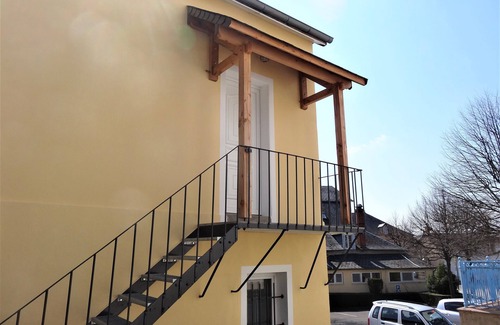 Saint-Honore-les-Bains Apartment | VERY BEAUTIFUL DUPLEX 2 PEOPLE view of the village square (DONE AGAIN 2018)