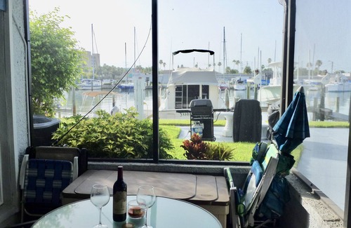 Madeira Beach Condo | Very Comfortable, Couples Retreat, Waterfront &1 Block to Beach wKing Sleep# Bed