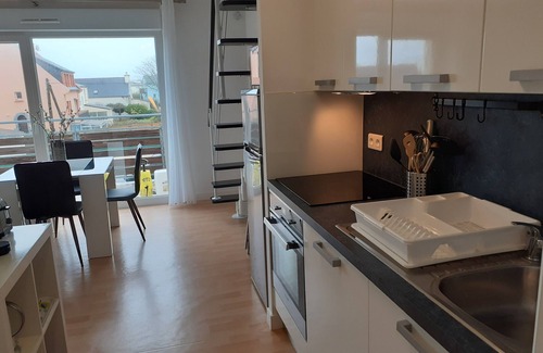 Camaret-sur-Mer Apartment | VERY NICE DUPLEX WITH SEA VIEW/CLASSIFIED AS TOURIST FURNITURE *.