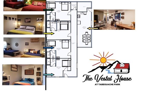Nucla Bed & Breakfast | Vestal House at Tabeguache Park downtown Nucla, Colorado