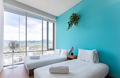 Coyoacan Condo | VH | FLAT w/2 BR, wifi and SMART TV - GREAT VIEW |28