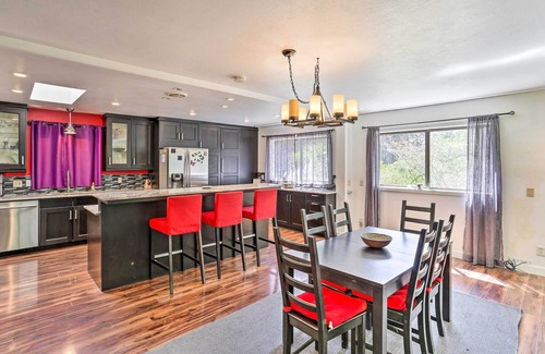 Weaverville House | Vibrant Weaverville Escape w/Deck & Creek!
