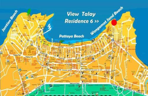 North Pattaya Apartment | View Talay Residence 6 Wongamat Sand Beach