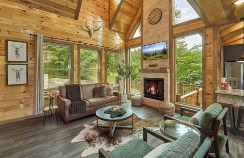Gatlinburg - Pigeon Forge Cabin | Views, Indoor Pool, Luxury Cabin, Bears