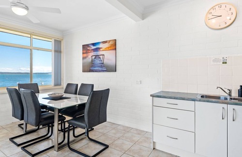 Nelson Bay Apartment | Views over Little Beach, just a few steps away