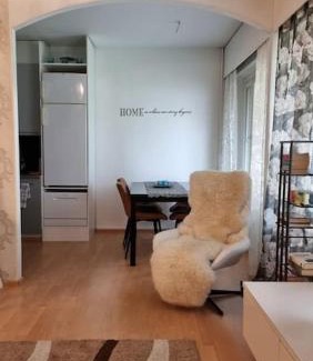 Oulainen Apartment | Viihtyisä kaksio ydinkeskustassa maantasossa