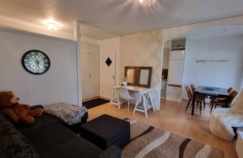 Oulainen Apartment | Viihtyisä kaksio ydinkeskustassa maantasossa