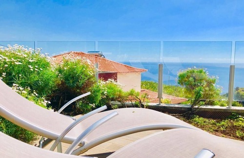 Estreito da Calheta Villa | Villa Pinheira II ,dois quartos e vista mar